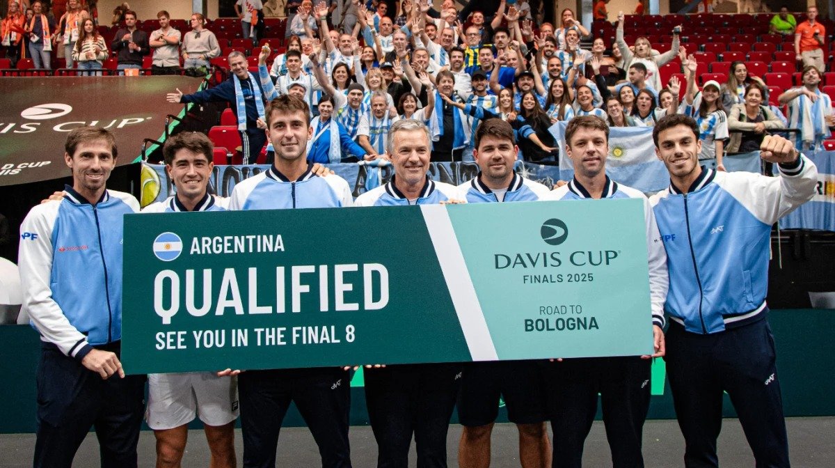 Argentina se metió en el Final 8 de la Copa Davis